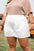 Evie Plus Size Bow Decor Pockets Shorts