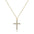 Rotatable Cross Crown Necklace
