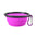 Portable Pet Food Bowl  Durable TPR Bowl  Cat and Dog Food Pet Silicone Collapsible Bowl Portable Travel Outdoor Water Food Bowl