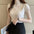 Fashion Woman Blouses Short Sleeve Summer Tops Blouse Women Turtleneck Knitted Blouse Shirt Women Tops Blouses DF4908