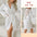 Women'S Robe Lace Gown Sexy Wedding Bathrobe Underwear Wear Ladies Mesh Nightwear Home Dress Loungewear