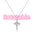 Rotatable Cross Crown Necklace