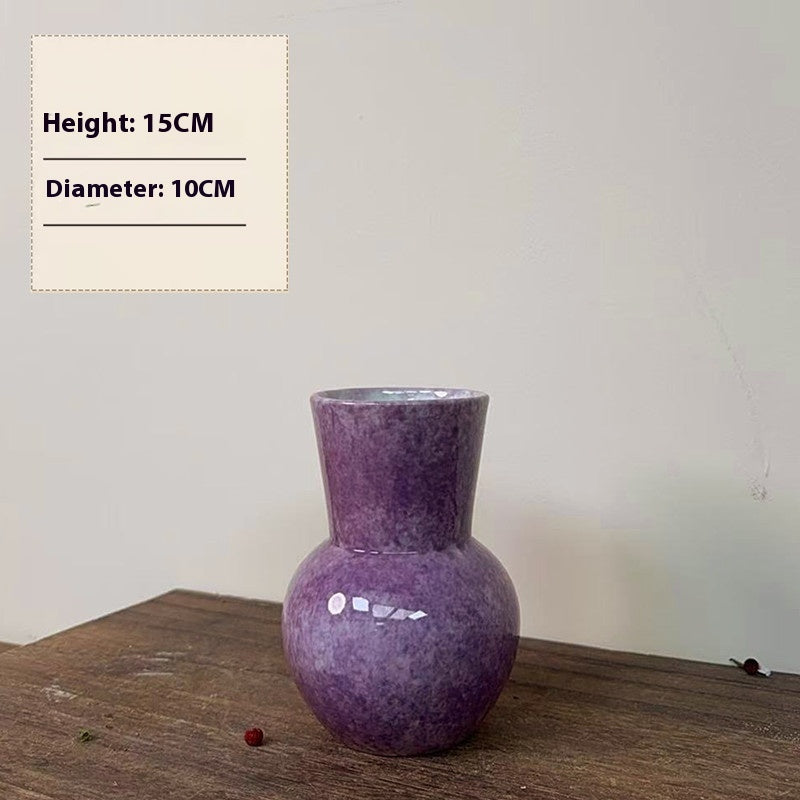 Ceramic Vase Soda Green Stoneware Vase Vintage Jar