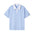 Japanese Fashion Brand Casual Contrast Color Lapel Short Sleeve
