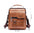 Popular Men's Messenger Bag One Shoulder Retro Business Backpack PU Leather Flaps Crossbody Bags Business Flap Male Solid Travel Bag
