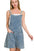 Zenana Woven Double Gauze Acid Washed Romper