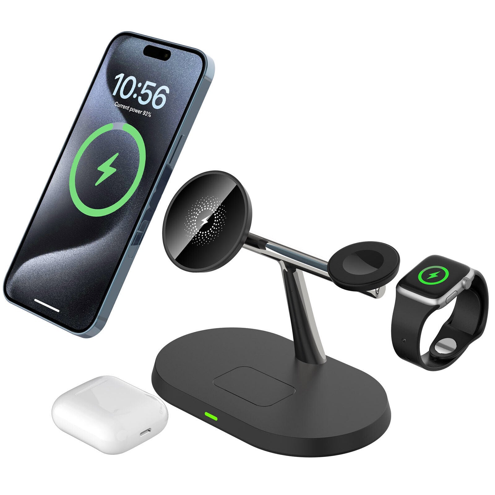 3in1 Magnetic Wireless Charger Stand For IWatch AirPod  15 14 13 16