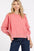Mittoshop Side Slit Exposed Seam Round Neck Sweatshirt
