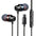 Metal Headphones Heat Tone In-ear Mobile Phone Headphones