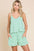Culture Code Striped Double Flare Romper - Full Size
