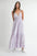 MABLE Eyelet Lace Maxi Dress With Side Strap Details