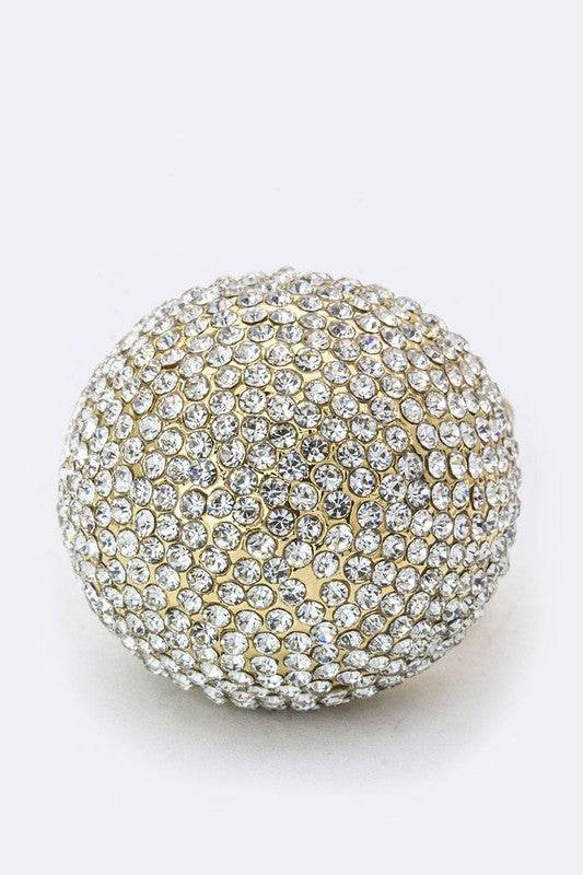 Crystal Ball Stretch Ring