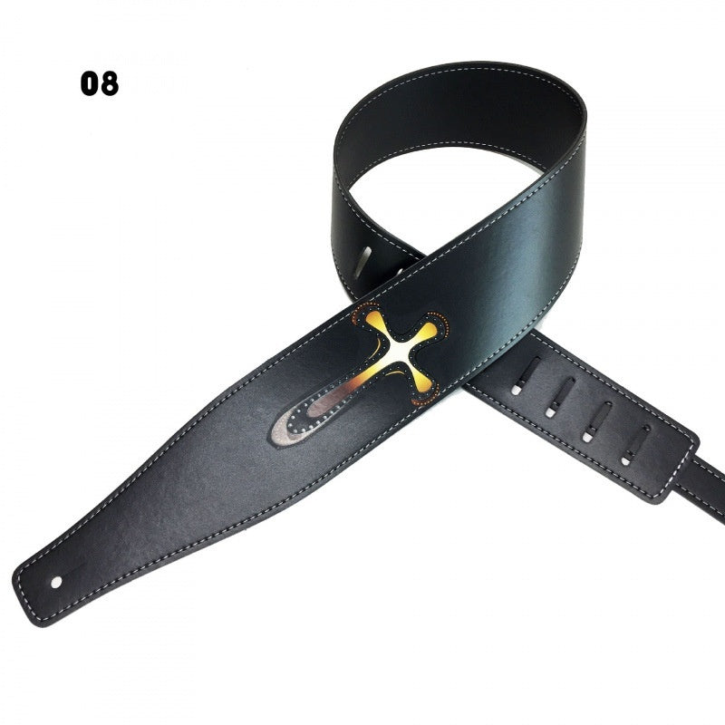 Color Printing Folk Guitar Shoulder Strap Musical Instrument Accessories