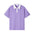 Japanese Fashion Brand Casual Contrast Color Lapel Short Sleeve