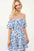 And The Why Off Shoulder Bubble Sleeve Dress