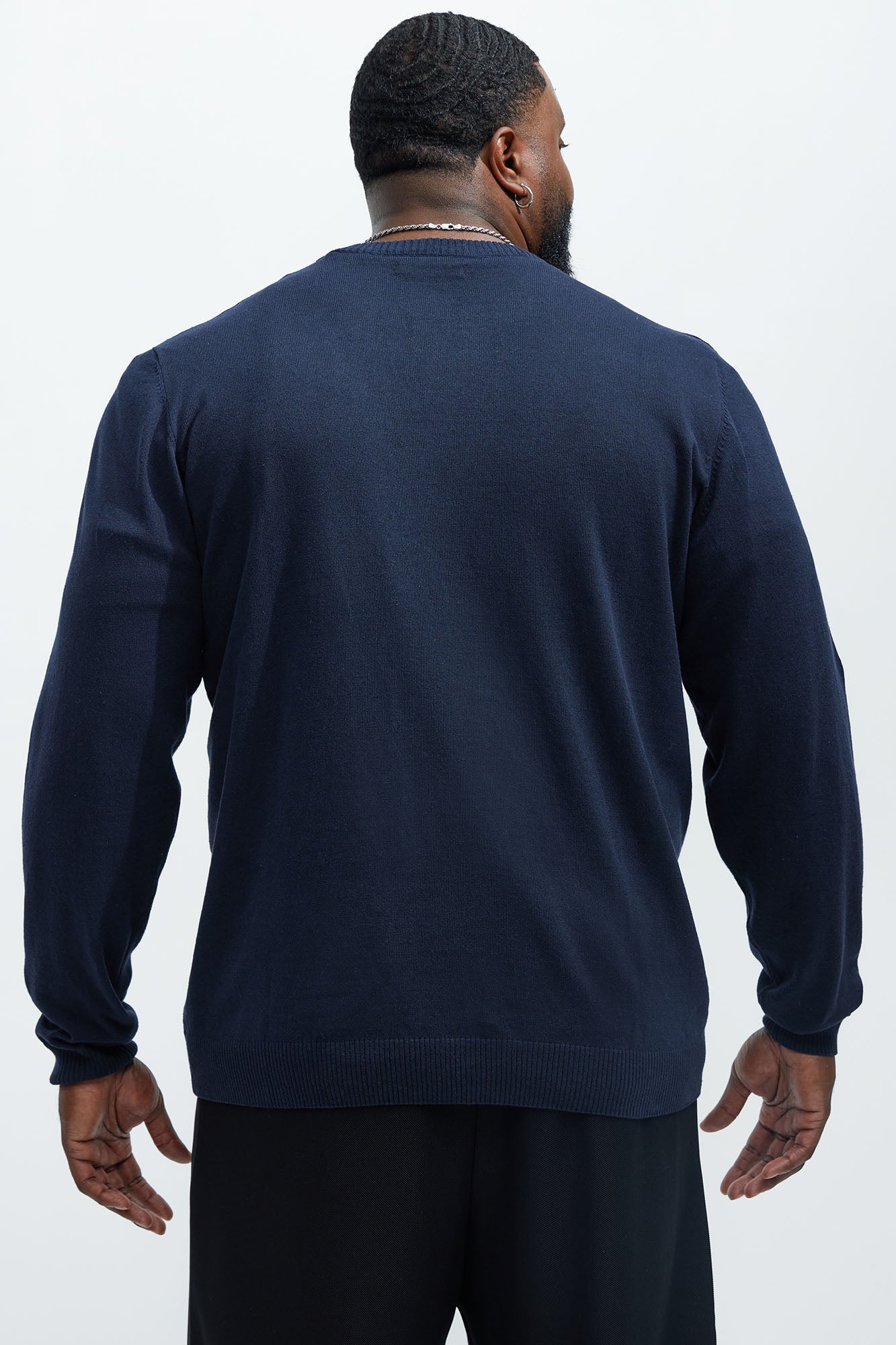 Cozy and Cool Crewneck Sweater - Navy