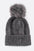 EMMEZ Raccoon Fur PomPom Cashmere Beanie
