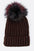 Mix Color EMMEZ Large Fur Pom Beanie