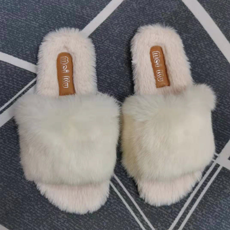 Ladies New Fashion Personality All-match Cotton Slippers