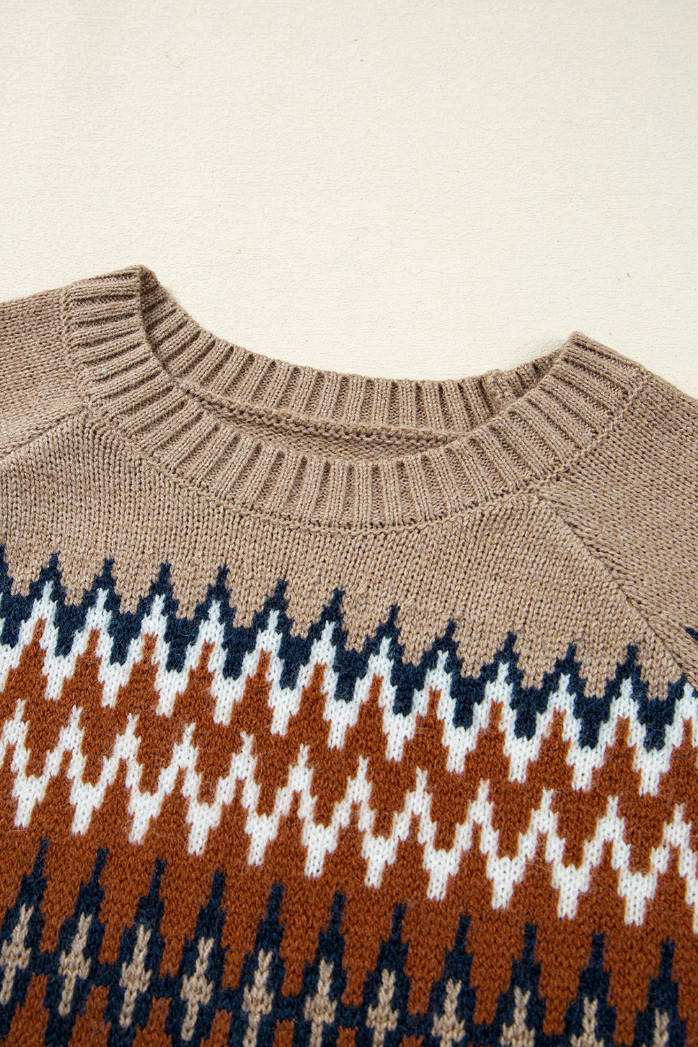Eva Aztec Crew Neck Sweater