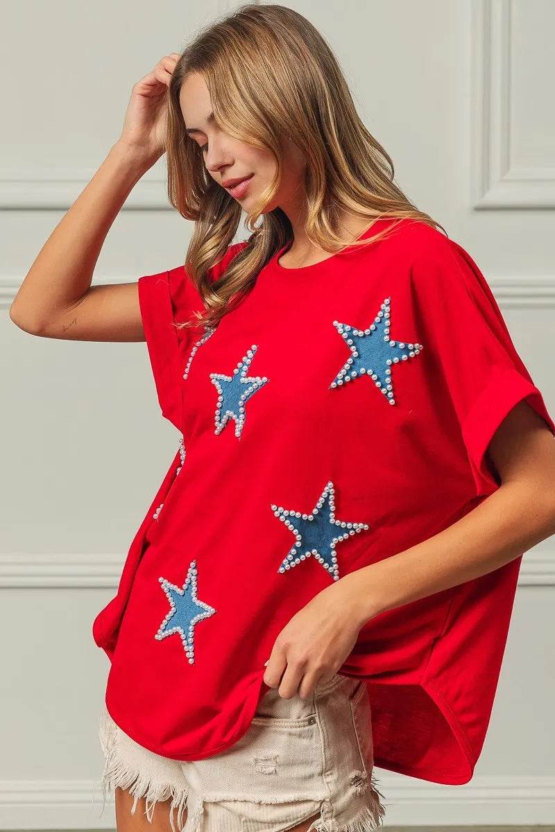 BiBi Fourth Of July Terry T-Shirt