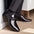 Men's Shoes New Crocodile Pattern Plus Size Patent Leather
