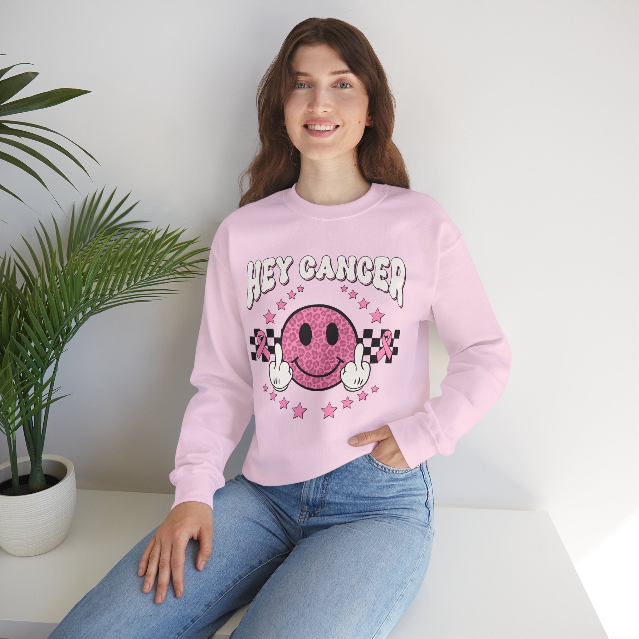 Cancer Awareness Crewneck Sweatshirt, Comfort Gift, Support Apparel, Unisex Style, Survivor Hoodie