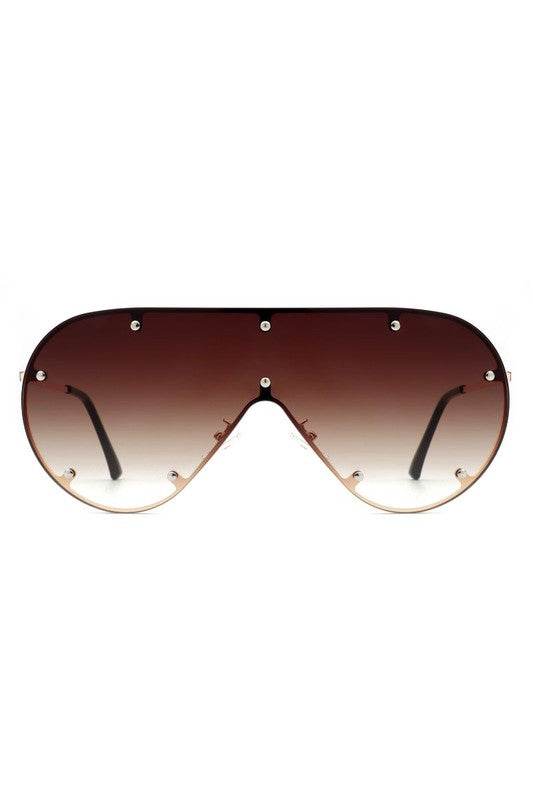 Retro Oversize Aviator Fashion Sunglasses