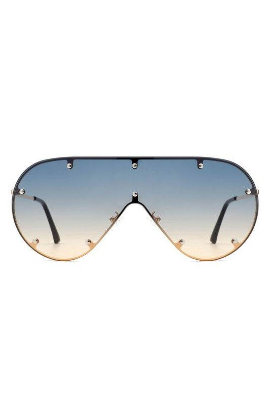 Retro Oversize Aviator Fashion Sunglasses