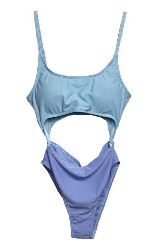 Cut out one piece swimsuit