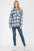 Regular Fit Checker Plaid Flannel Long Sleeve