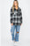 Regular Fit Checker Plaid Flannel Long Sleeve