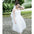 Minimal Strap Mori Bride Short Wedding Dress
