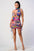 Kaleidoscope Cut-Out One Shoulder Mini Dress