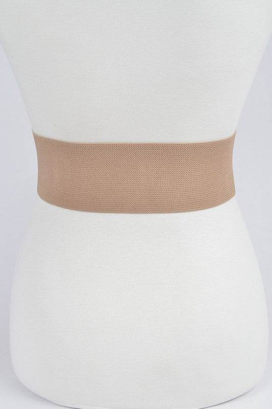 Motif Buckle Iconic Stretch Belt