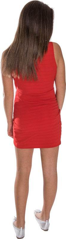 KIDS ENVELOPE BANDAGE DRESS