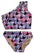 GIRL'S TWO PIECE ONE SHOULDER BATHING SUIT
