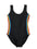 KIDS RAINBOW STRIPE ONE PIECE BATHING SUIT