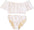 KIDS RUFFLE TWO PIECE BATHING SUIT