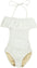 GIRLS ONE PIECE RUFFLE BATHING SUIT