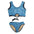 GIRL'S SPACE DYE TWO PIECE BATHING SUIT BIKINI