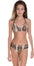 GIRL'S BROWN SNAKESKIN LADDER TWO PIECE