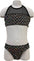 GIRL'S SPARKLE STRIPE TWO PIECE BATHING SUIT