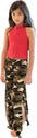 KIDS CAMOUFLAGE CUT SIDE PANTS