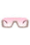 Square Half Frame Oversize Fashion Sunglasses