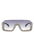 Square Half Frame Oversize Fashion Sunglasses