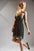 Dark Green Velvet Velour Nightgown