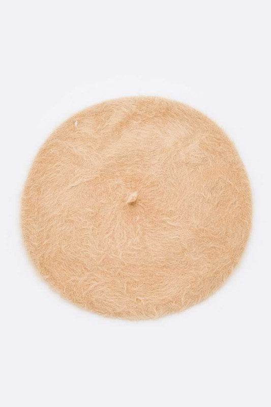 Faux Fur Fashion Beret