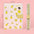 Fruit Print Notebook Planner Magnetic Buckle PU NoteBook Yearly Agenda Color Illustration Daily Plan Kawaii Stationery