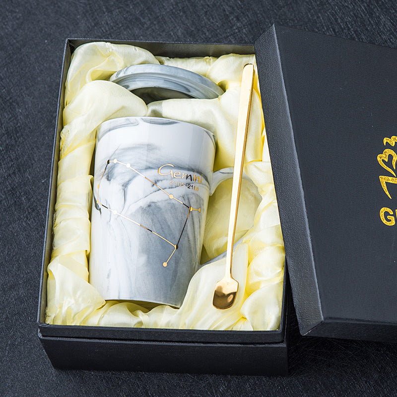 Nordic Creative Ceramic Mug Twelve Constellation Mug